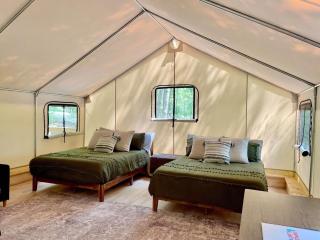Vireo's Nest- Glamping Tent in the Gorge with AC - Rogers - 5