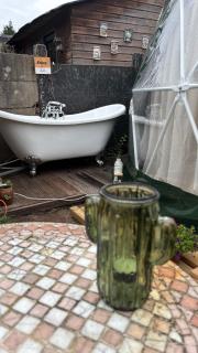 Geodesic Dome with garden view, outdoor hot bath & AC - Nimega - 7