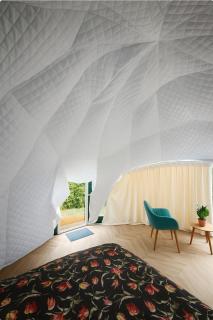 Geodesic Dome with garden view, outdoor hot bath & AC - Nimega - 8
