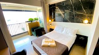 Piscina, academia, AC ,cama Queen|Brazilian Corner - São Paulo - 1