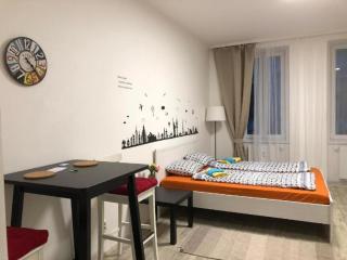 King bad & Sofa & parking - Brno - 0
