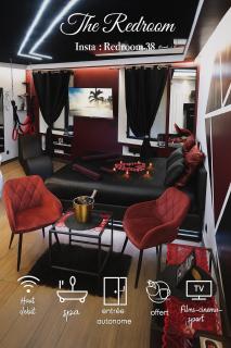 Redroom Spa privatif & nuit romantique à deux - Voiron - 9