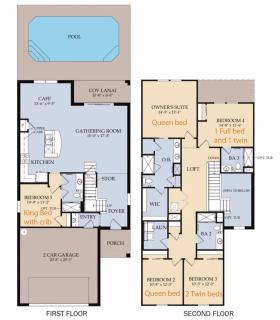 Free WaterPark Access! 5br Resort Townhome w/ Pool - 6