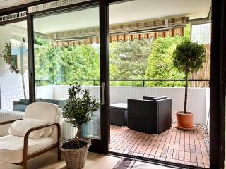 HyggeLiving - DELUXE - 90qm - Balkon - Gartenblick - 55 Zoll TV - Boxspringbetten - Hunde - Kinder - Fahrradkeller - Bad Harzburg - 7