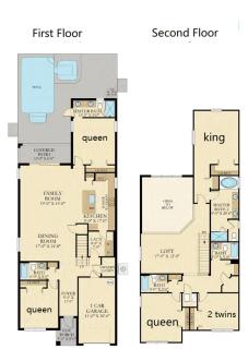 ChampionsGate 5br Lakeview Home Pool Spa Disney - Kissimmee - 8