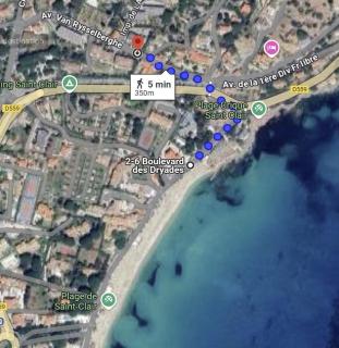 Le Souleyado plage à minutes 5 minutes à pieds, 2 belles terrasses - Le Lavandou - 7