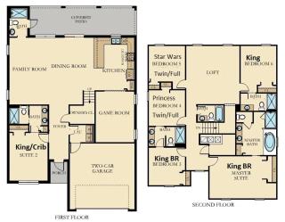 No Rear Neighbor 6BR Villa Private Pool Spa Disney - 1