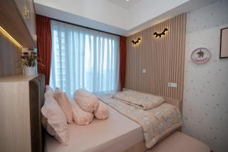 Podomoro City Deli Medan Tower Empire - Japandi Style - 2BR Family Suite 3 beds - 87m - 4