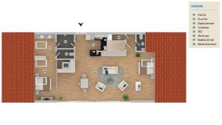 Penthouse am Ammersee bis 4 Personen - Dießen am Ammersee - 9