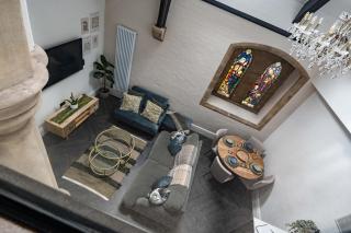 Rare Historic Church Stained Glass Parking - Waterloo - 1