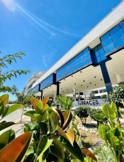 Saranda Terraces Modern Apartment 1 -Parking e Side Sea View- 50 m from Beach - Saranda - 0