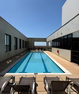 Flat em Hotel, Até 4 Hóspedes, Piscina, Garagem , Jr Catito - 0