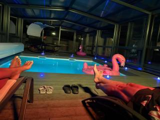 L'Aurore suite de charme, clim jacuzzi, sauna, piscine chauffée cuisine... - Carpentras - 9