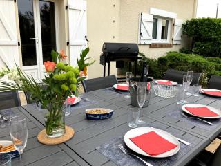 Belle maison de vacances, à 1 minute de la plage, avec terrasse et jacuzzi - Saint-Germain-sur-Ay - 5