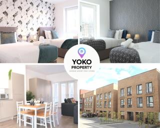 4 Bedroom 3 Bathroom House - Sleeps up to 8 - City Centre - Free Parking, Fast Wifi, Private Garden and Smart TV by Yoko Property - Milton Keynes - 0