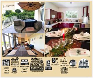 Grand appart 4 chambres Terrasse avec vue Loire et Parking - Blois - 9