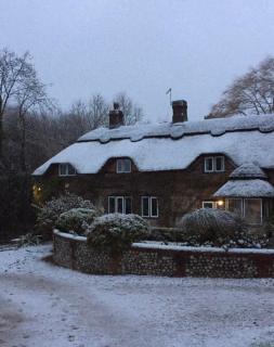 3 Bedrooms, 3 Double Beds, 6 Guests, Countryside Thatched Cottage - Four Marks - 9
