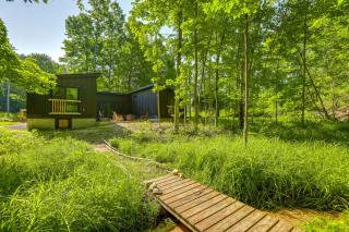 Ski and Unwind Cozy Creekside Cabin in Glen Arbor! - 0
