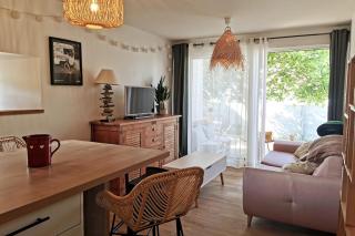 Appartement T2 avec jardin proche plage - 0