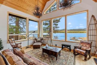 Sleeps 23 2 Lakefront Homes Private DockBeach Hot Tub Fire Pit Deck Views - Big Bear Lake - 4