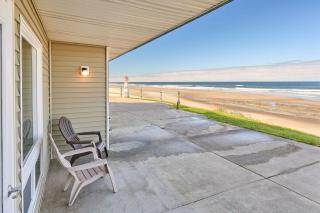 Ocean view studio no stairs-Full Kitchen Patio - Lincoln City - 8
