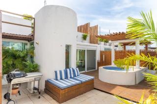 2 story PH 3B heated jacuzzi close beach street 6 - Playa del Carmen - 0