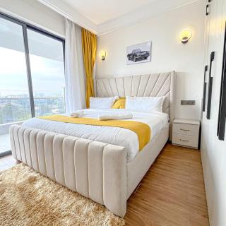 Smart elegant three bedroom apartment with swimming pool fully equipped gym children playground and great breathtaking city views - Nairobi - 2