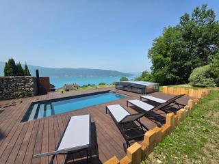 Villa Savoie - luxe et sérénité- piscine et jacuzzi - vue panoramique sur le lac d Annecy - Veyrier-du-Lac - 6