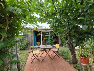 Deux studios bois terrasse jardin bassin et océan - 3