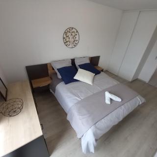 Le Barbusse LYON-T3-Garage-Terrasse-3 lits-Home Cinema - 7