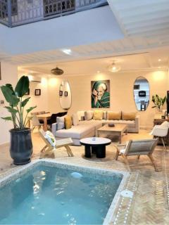 Riad Melilo avec piscine chauffée - Marrakesch - 9