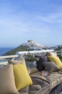 Elegant Astypalaia Villa Villa Bianca 2 Bedrooms Hot Tub & Beautiful Sea Views Chora - 0