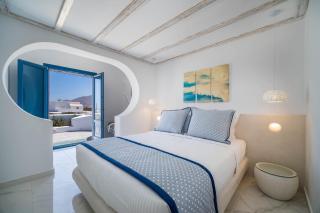 Beautiful Santorini Villa 2 Bedrooms Private Pool Magical Sea Views Karterados - Karterados - 5