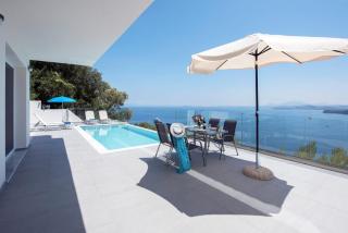 Astounding Corfu Villa 2 Bedrooms Villa Clara Wonderful Sea Mountain Views Pirgi - Pyrgi - 0