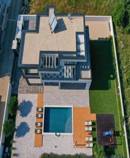 Contemporary Zadar Villa 4 Bedrooms Villa Barako Prestige Private Heated Pool Air-Conditioning Zaton - Nin - 9