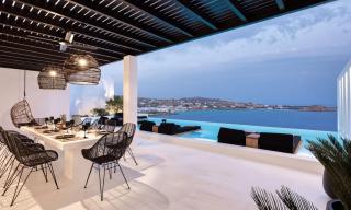 Dazzling Mykonos Villa Villa Lvellie 6 Bedrooms Unique Aegean Sea Views Private Infinity Pool Two Private Jacuzzis Psarou Beach - Psarou - 8