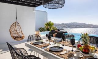 Dazzling Mykonos Villa Villa Lvellie 6 Bedrooms Unique Aegean Sea Views Private Infinity Pool Two Private Jacuzzis Psarou Beach - Psarou - 7