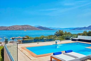 Beautiful Crete Villa 4 Bedrooms Villa Cretan Seafront Private Pool Close To Town Elounda - Kalidhón - 0