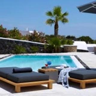 Modern & Comfortable Santorini Villa 3 Bedrooms Villa Aqua Private Pool - 6