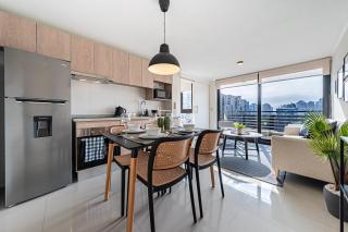 HOM I Depto Moderno 1D1B en Santa Isabel, Santiago - 0