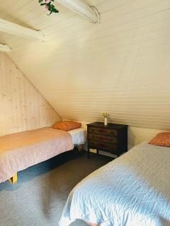 5 min walk to LEGO house-loft floor with 2 bedrooms and balcony - Billund - 9