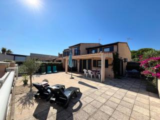Domaine de vacances TAMARIS, à 600m de la plage, villa 3 chambres et séjour clic clac, wifi, cuisine climatisée, 7 couchages animations et piscines en supplément - LRTAMS10 - Portiragnes - 7