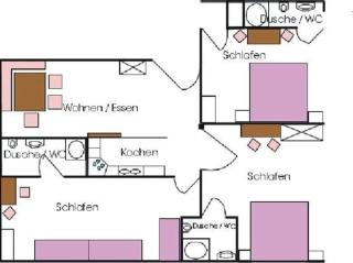 Wohnung in Creglingen mit Terrasse, Grill und Garten - Creglingen - 4