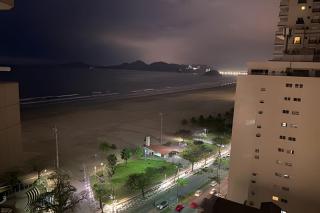 Brilho do Mar: Varanda Vista para o Oceano - Santos - 9