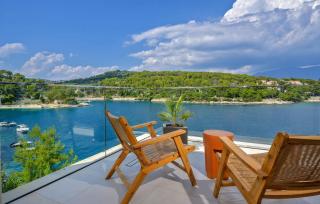 Luxurious Waterfront Brac Villa 4 Bedrooms Villa Selca Waterfront Private Infinity Pool Gym Selca - Selca - 4