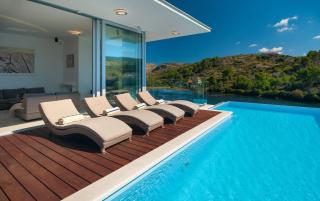 Stunning Brac Villa 5 Bedrooms Villa Infinite Stunning Sea Views Seafront Location Sutivan - Sutivan - 7