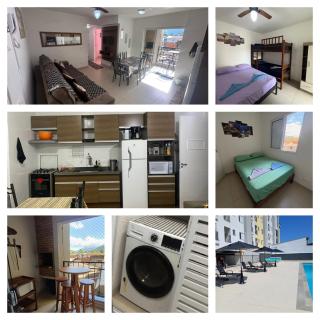 Lindo Ap - CENTRO- piscina, churrasqueira gourmet, maquina lava e seca e wifi roupas cama - Ubatuba - 2