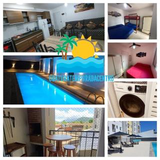 Lindo Ap - CENTRO- piscina, churrasqueira gourmet, maquina lava e seca e wifi roupas cama - Ubatuba - 6