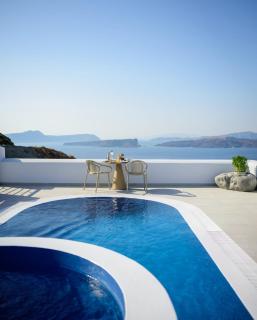 Splendid Santorini Villa Villa Vista 3 Bedrooms Private Pool & Spa Bath - 9
