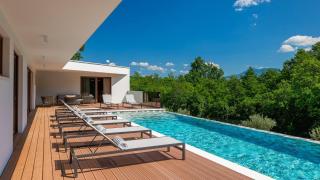 Magnificent Istria Villa Villa Green Oasis 4 Bedrooms Spacious Sun Terrace With Outdoor Heated Pool Labin - Labin - 9